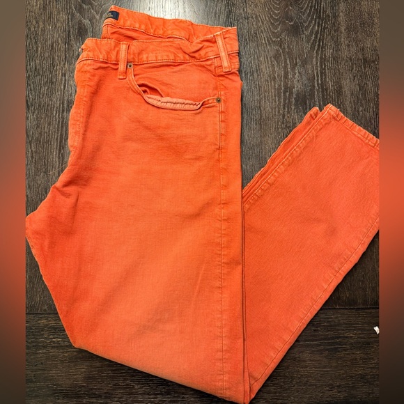 Polo Ralph Lauren Men's Orange Sullivan Slim Jeans 40x32 - Picture 1 of 3